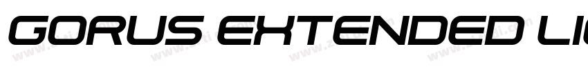 Gorus Extended Light字体转换 Gorus Extended Light字体转换